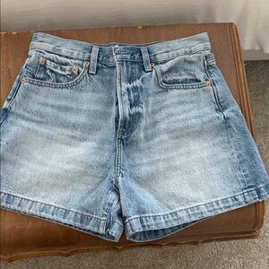 Pistola Light Blue Jean Shorts Saige high rise